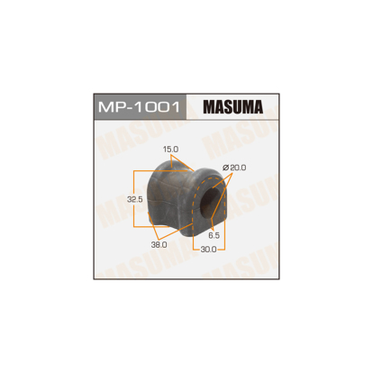 Втулка стабилизатора заднего комплект MP1001 Masuma (фото №1)