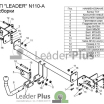 Фаркоп для NISSAN ALMERA CLASSIC (B10) 2006-2012&nbsp; N110A Leader Plus (мини-фото №2)