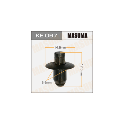 Клипса пластм. крепёжная №207 KE067 Masuma (фото №1)