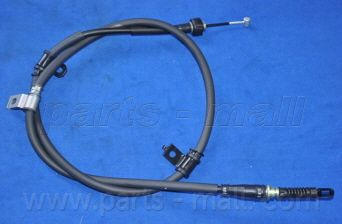 Трос стояночного тормоза левый PTA158 Parts Mall (фото №1)