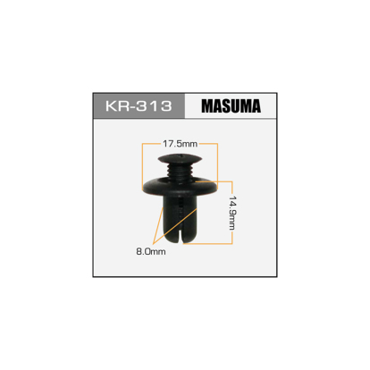 Клипса крепежная KR313 Masuma (фото №1)