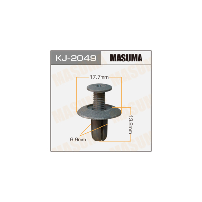Клипса пластм. крепёжная №249 KJ2049 Masuma (фото №1)
