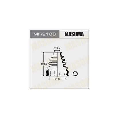 Пыльник шруса внутренний MF2188 Masuma (фото №1)