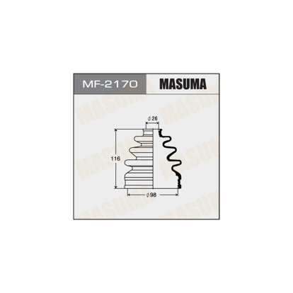 Пыльник шруса наружный MF2170 Masuma (фото №1)