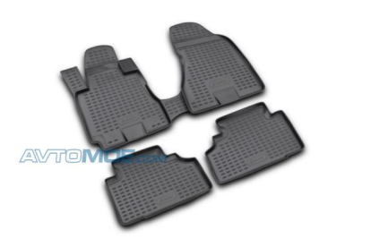 Коврики в салон HYUNDAI Tucson 2004-2009, 4 шт. (полиуретан) NLC2014210k Element (фото №1)
