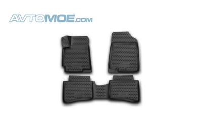 Коврики 3D в салон HYUNDAI Solaris, 2014-2016, сед., хб., 4 шт. (полиуретан) NLC3D2059210 Element (фото №1)